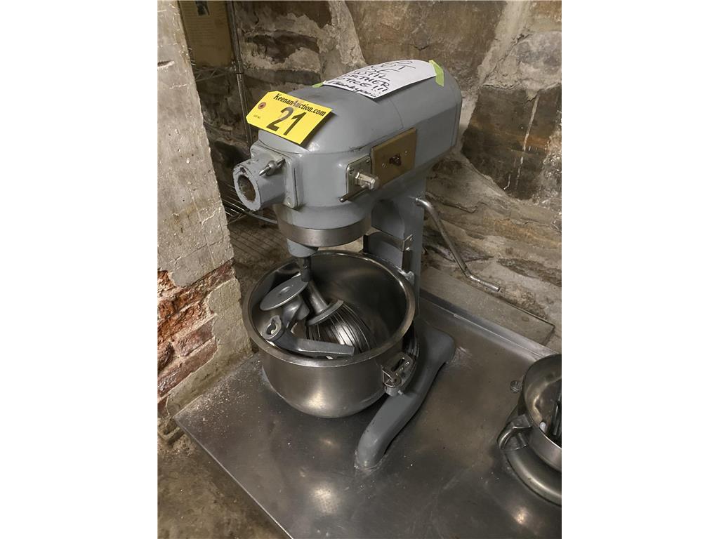 HOBART A-200 1/3HP, 1PH 20-QUART MIXER, BOWL, PADDLE, WHIP, HOOK