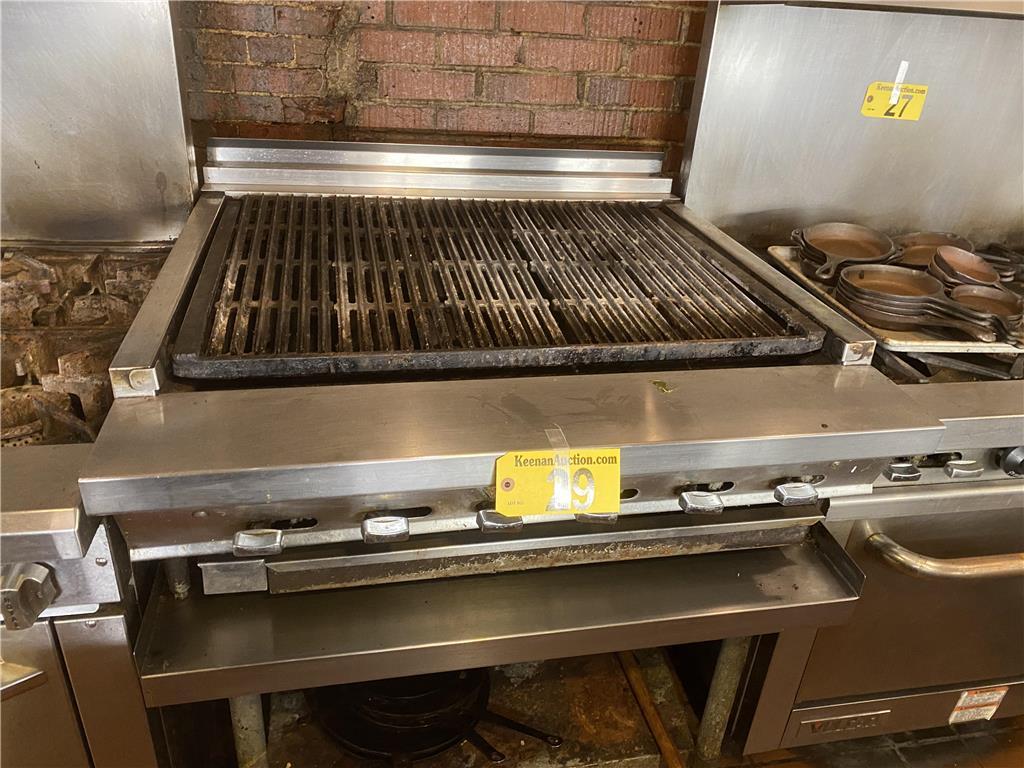 MONTAGUE 36” S/S CHARBROILER, NATURAL GAS