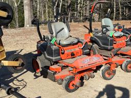 BAD BOY 26HP PRO SERIES MOWER KAWASAKI MOTOR, 2,252 HOURS,RO SERIES ADS 52" MOWER DECK