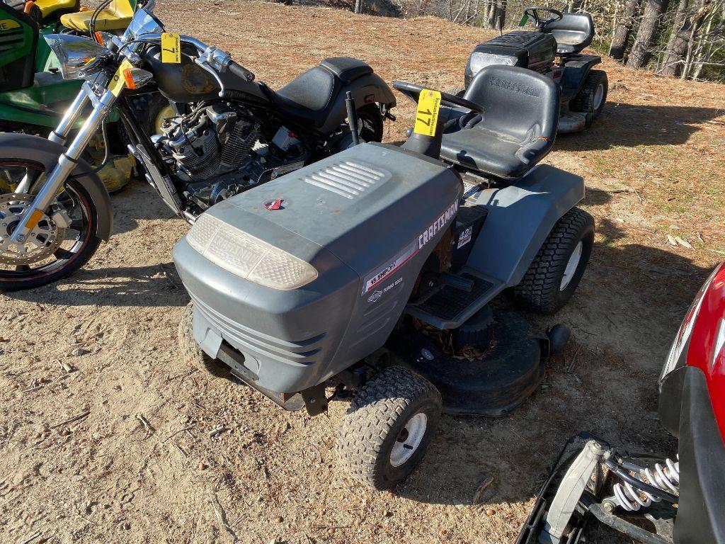 CRAFTSMAN 15.5HP RIDING LAWN MOWER, 42" DECK, 6-SPEED