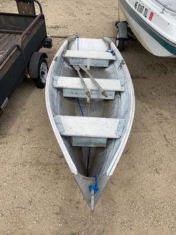 11'7" STAINLESS STEEL BOAT WITH ORRS AND ORR LOCKS