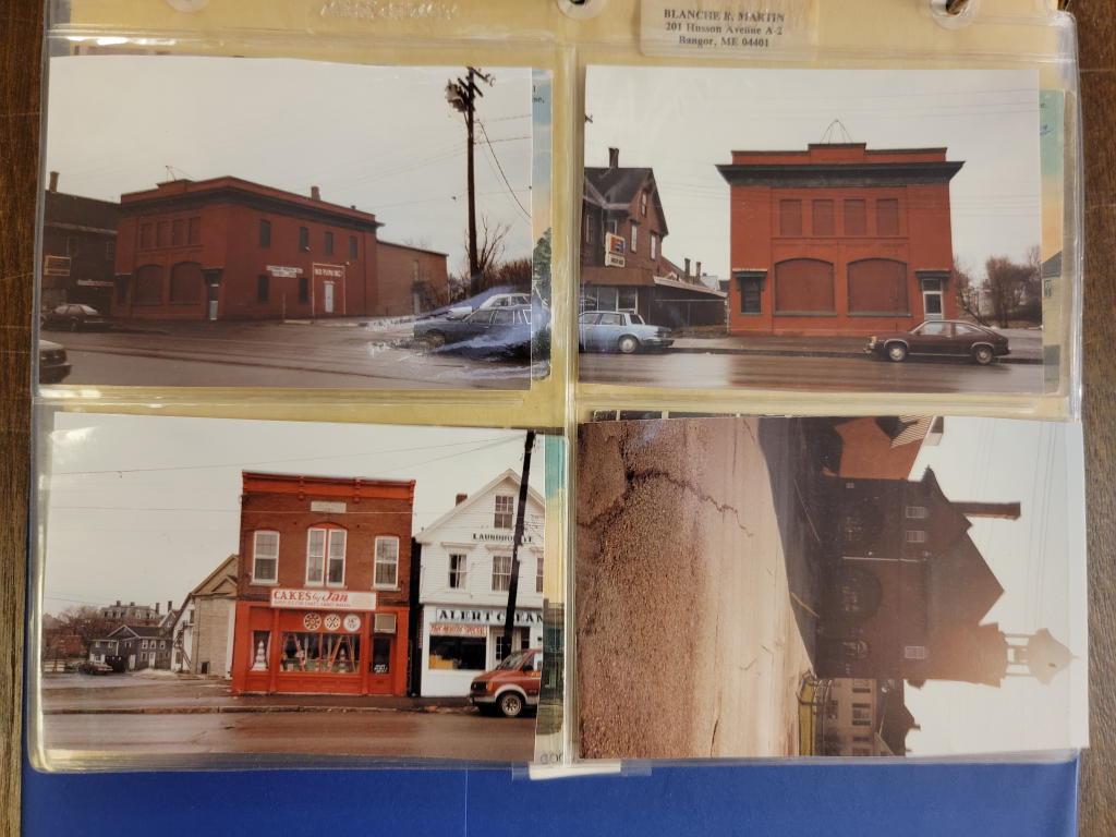 BANGOR FIRE/STATIONS/FLOOD POSTCARDS