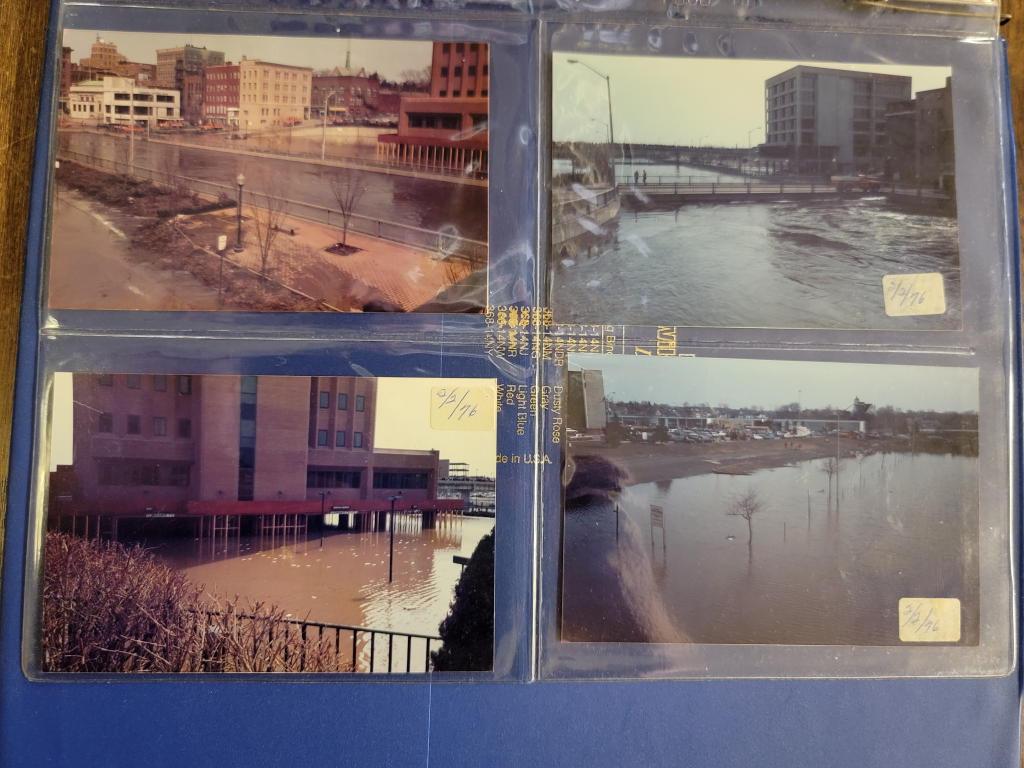 BANGOR FIRE/STATIONS/FLOOD POSTCARDS