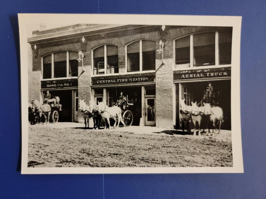 BANGOR FIRE/STATIONS/FLOOD POSTCARDS