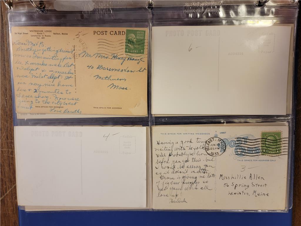 BUCKSPORT, BELFAST & BRYANT POND POSTCARDS