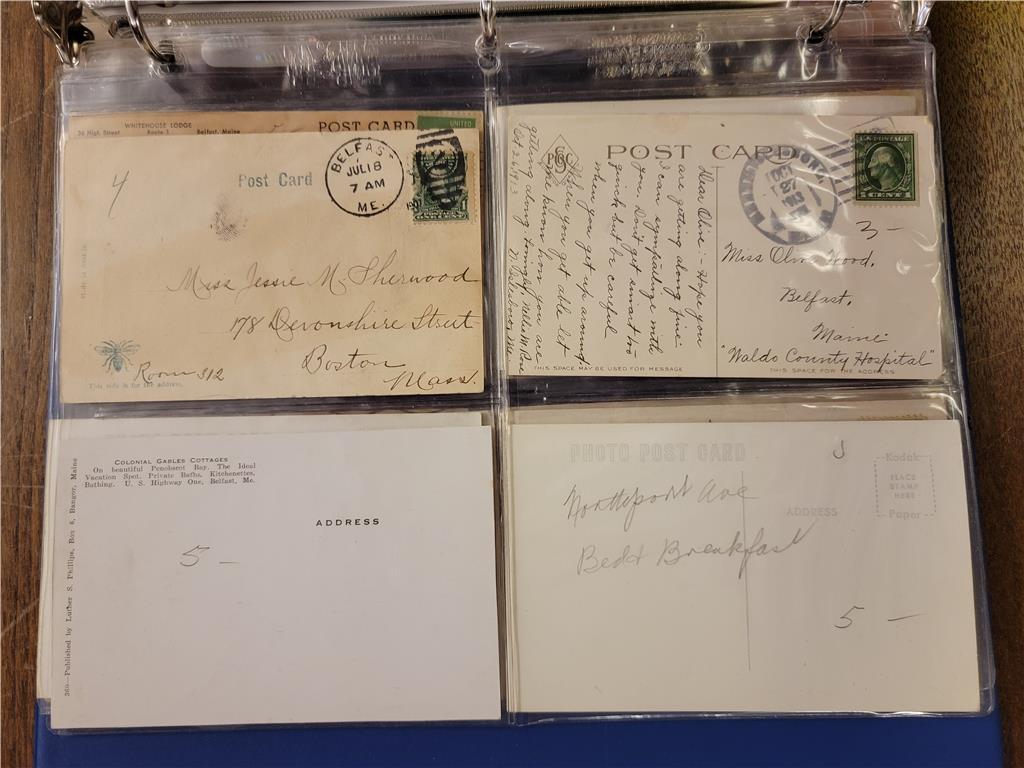 BUCKSPORT, BELFAST & BRYANT POND POSTCARDS