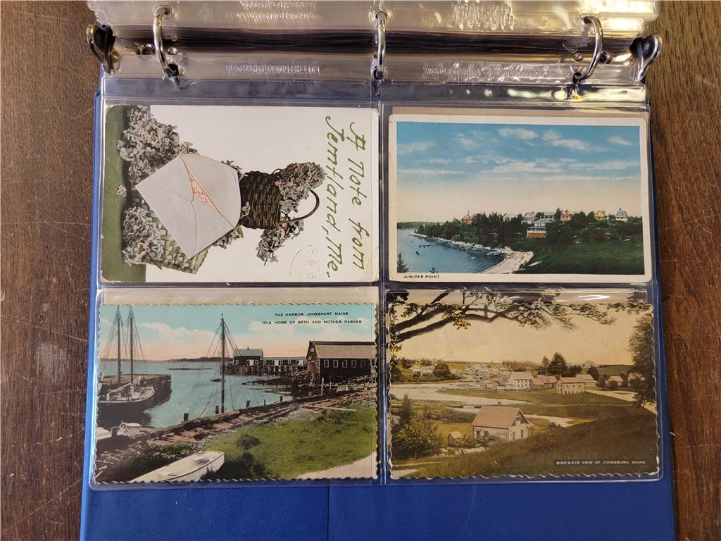 MAINE TOWN POSTCARDS: H-J