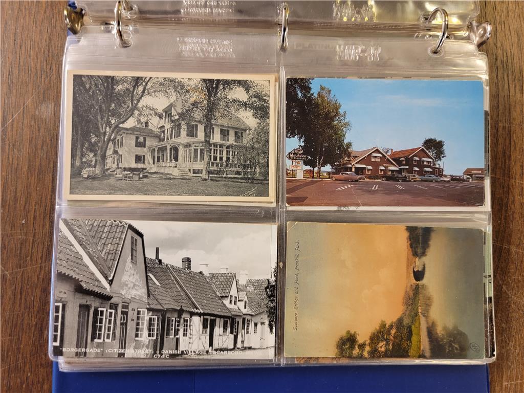 MAINE TOWN POSTCARDS: S