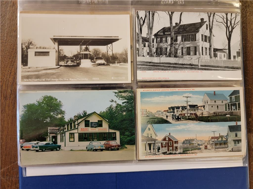 MAINE TOWN POSTCARDS: W-Y