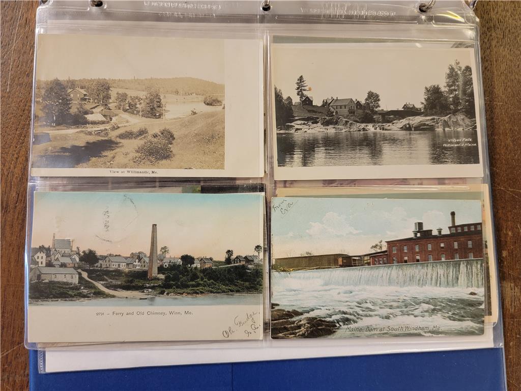 MAINE TOWN POSTCARDS: W-Y