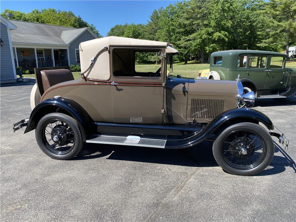 1929 FORD MODEL A SPORTS COUPE, 9,996 MILES SINCE RESTORATION, VIN: A2421473