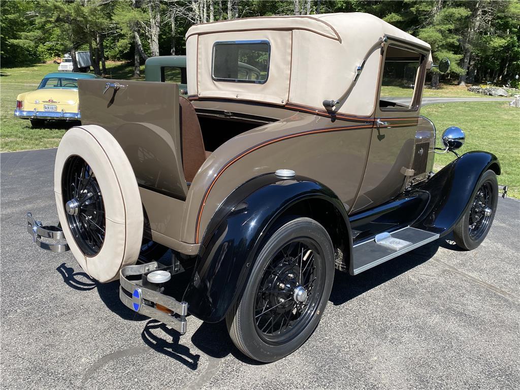 1929 FORD MODEL A SPORTS COUPE, 9,996 MILES SINCE RESTORATION, VIN: A2421473