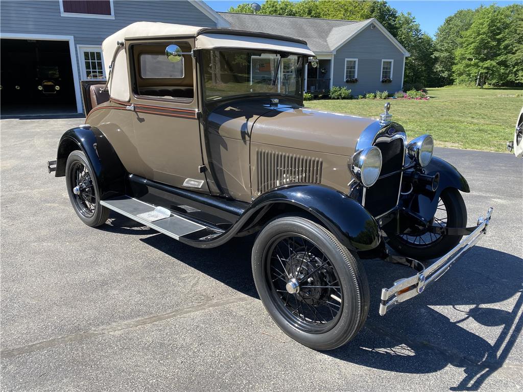 1929 FORD MODEL A SPORTS COUPE, 9,996 MILES SINCE RESTORATION, VIN: A2421473
