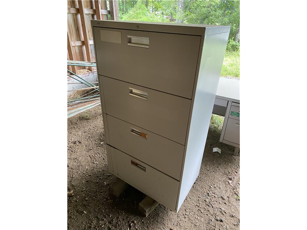 HON 4-DRAWER LATERAL FILE CABINET, 30"W X 53"H X 19"D