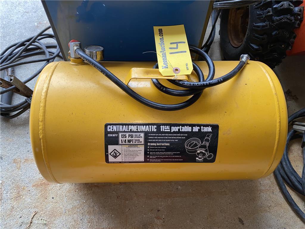 CENTRAL PNEUMATIC 11-GAL PORTABLE AIR TANK