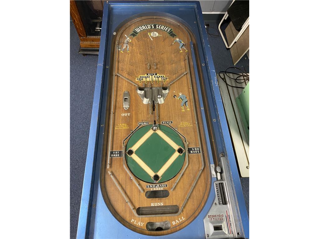 1934 ROCK-OLA "WORLD SERIES" PINBALL GAME