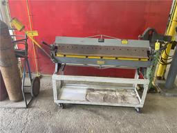 ENCO 4' PORTABLE BENDING BRAKE, 48" X 16GA MILD STEEL CAPACITY, 48" PAN & BOX BRAKES, S/N: 022643141