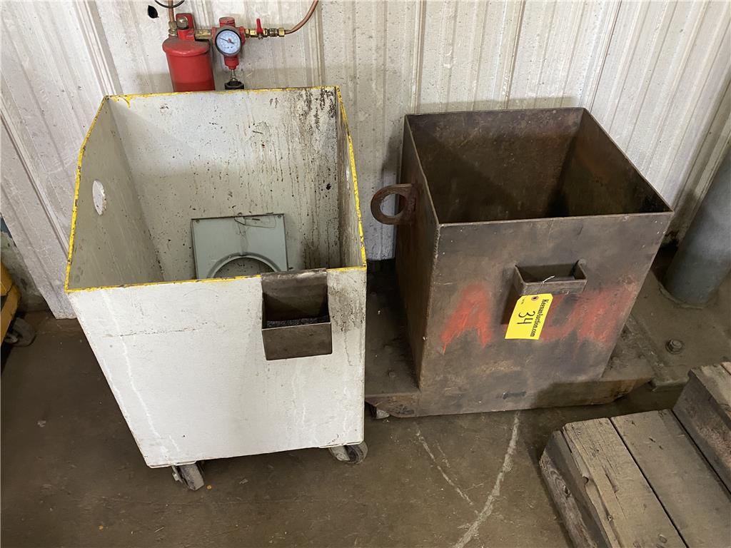 (2) PORTABLE STEEL BOXES