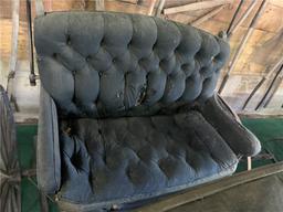 2-SEAT FRINGE-TOP SURREY MADE BY FO BAILEY, PORTLAND MAINE