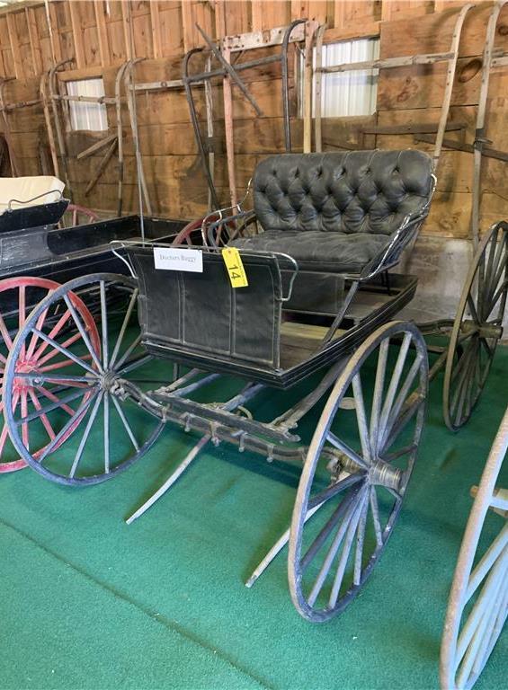 DOCTOR'S BUGGY MADE BY I.R. WRIGHT & SON, FARMINGTON & NORTH CHESTERVILLE MAINE