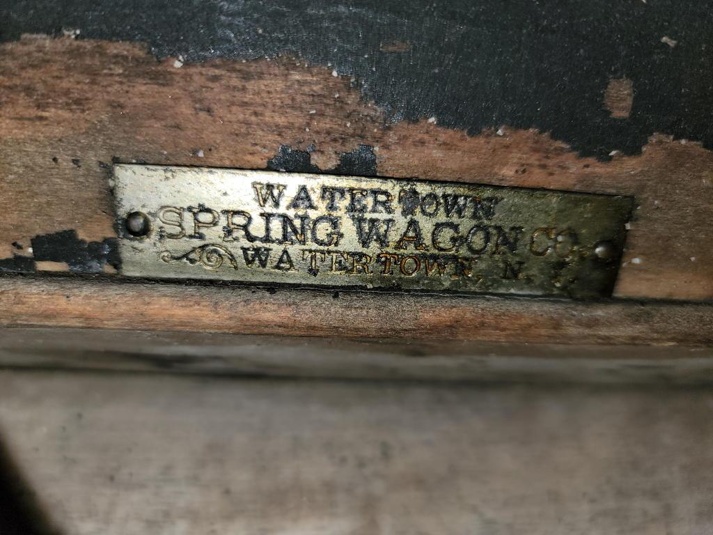 DOCTOR'S BUGGY MADE BY SPRING WAGON CO., WATERTOWN NEW YORK