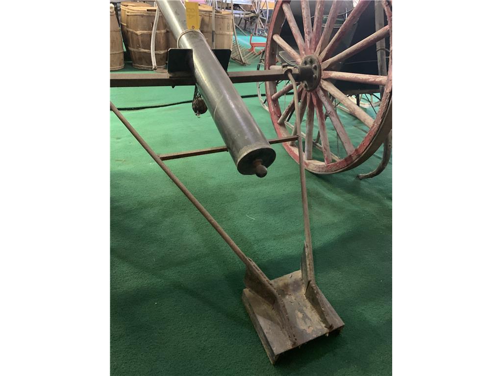 REPLICA CANNON, 54"H WHEELS, 8' BARREL