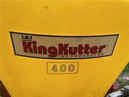 KING KUTTER 400 FERTILIZER SPREADER, MODEL S400-P-UK, S/N: 0347333