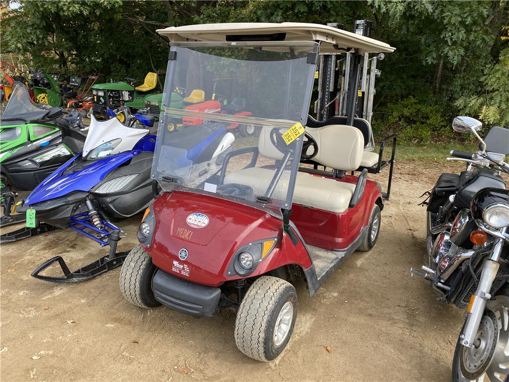 2015 YAMAHA YDREX6AC 4-PERSON ELECTRIC GOLF CART, S/N: JC3000784