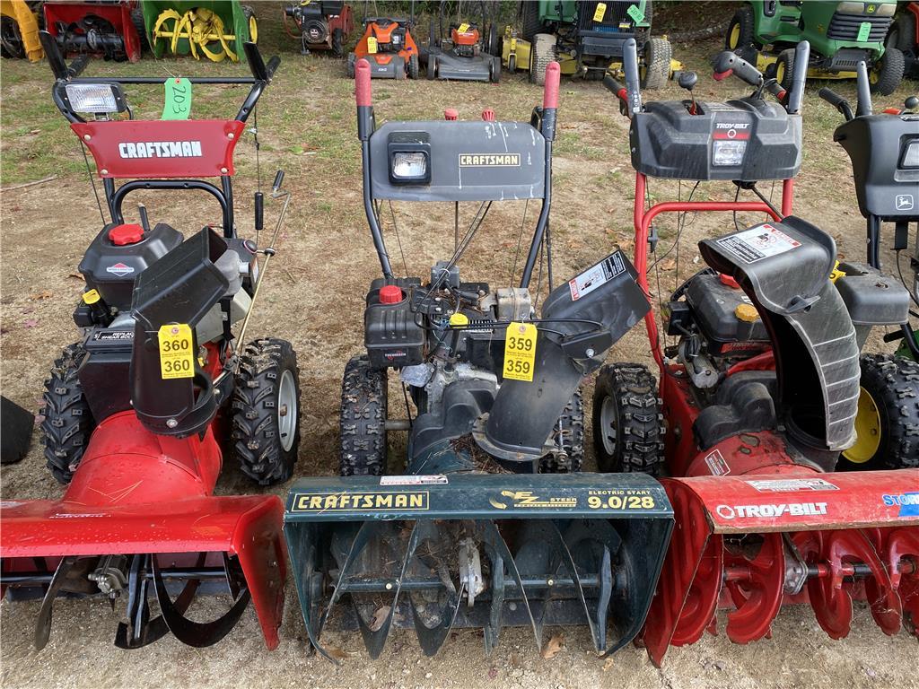 CRAFTSMAN 9.0/28 SNOW BLOWER, EZ STEER, ELECTRIC START