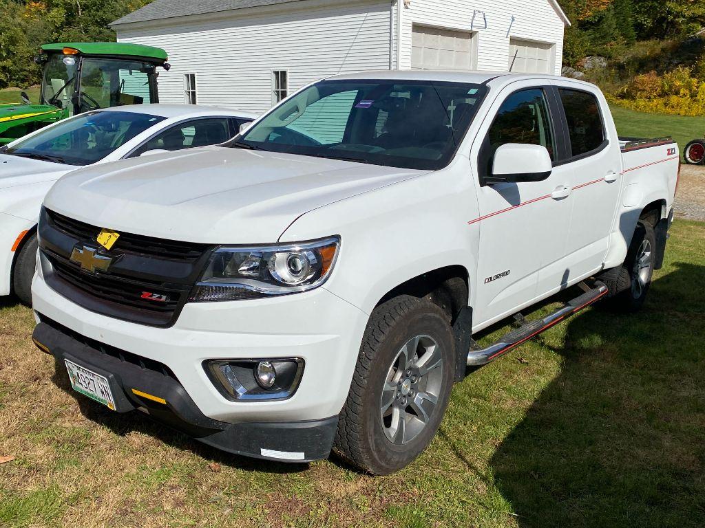 2018 CHEVROLET COLORADO 4WD Z71 OFF ROAD CREW CAB, 3.6L V6, AUTO, VIN: 1GCGTDENXJ1200820 9,128 MILES