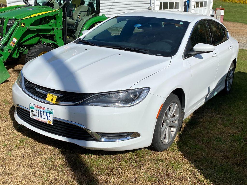 2015 CHRYSLER 200 SEDAN MULTIAIR 2.4L AUTO, VIN: 1C3CCCAB7FN748184 12,654 MILES