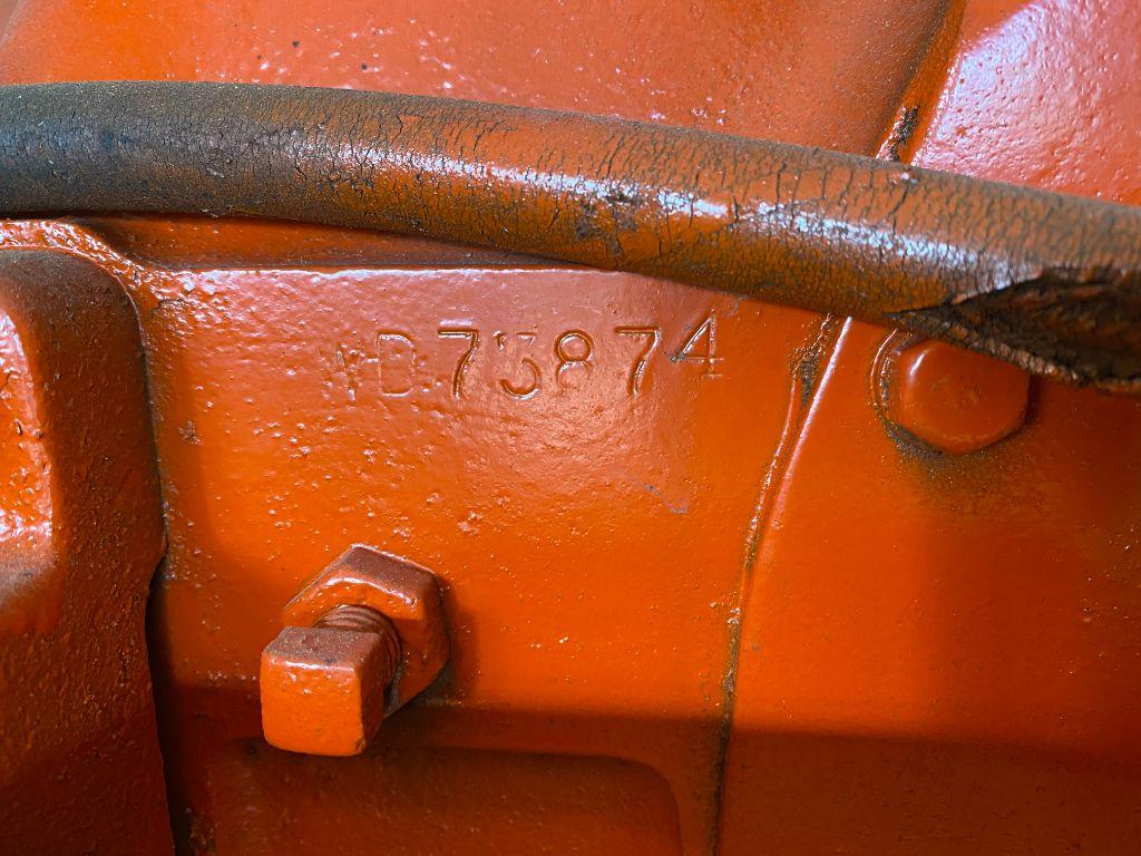 1951 ALLIS-CHALMERS WD 28HP TRACTOR S/N: WD73874, PTO, TOOL BAR, CURRENTLY NOT RUNNING