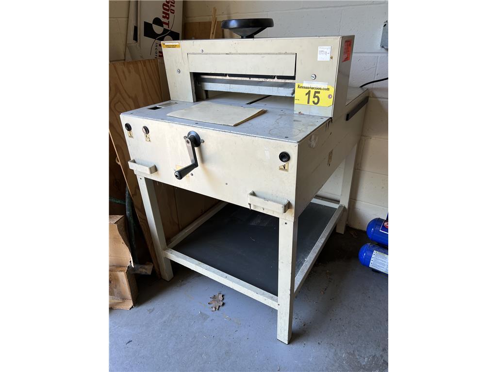 TRIUMPH ELECTRIC-18'' PAPER CUTTER, SEMI-AUTOMATIC