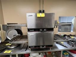 (2) LINCOLN 1301-4 ELECTRIC COUNTERTOP CONVEYOR OVENS, 1PH, S/N: 1108210000404