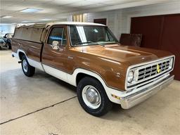 VIDEO AVAILABLE - 1976 DODGE D200 PICKUP TRUCK, ADVENTURER, MILES: 71,898 VIN: D24BF6S251347