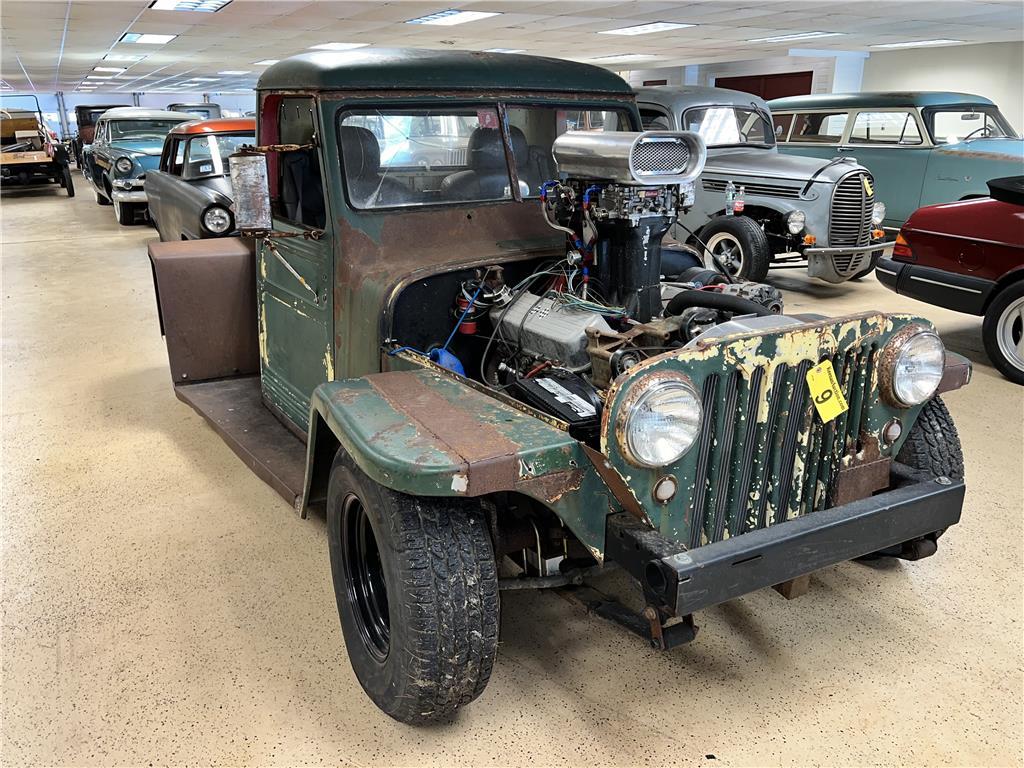 1947 WILLYS PICKUP, RAT ROD, CRAZY BUILD, 468 (454 CHEVY BORED OUT) DUAL QUAD HIGH RISE