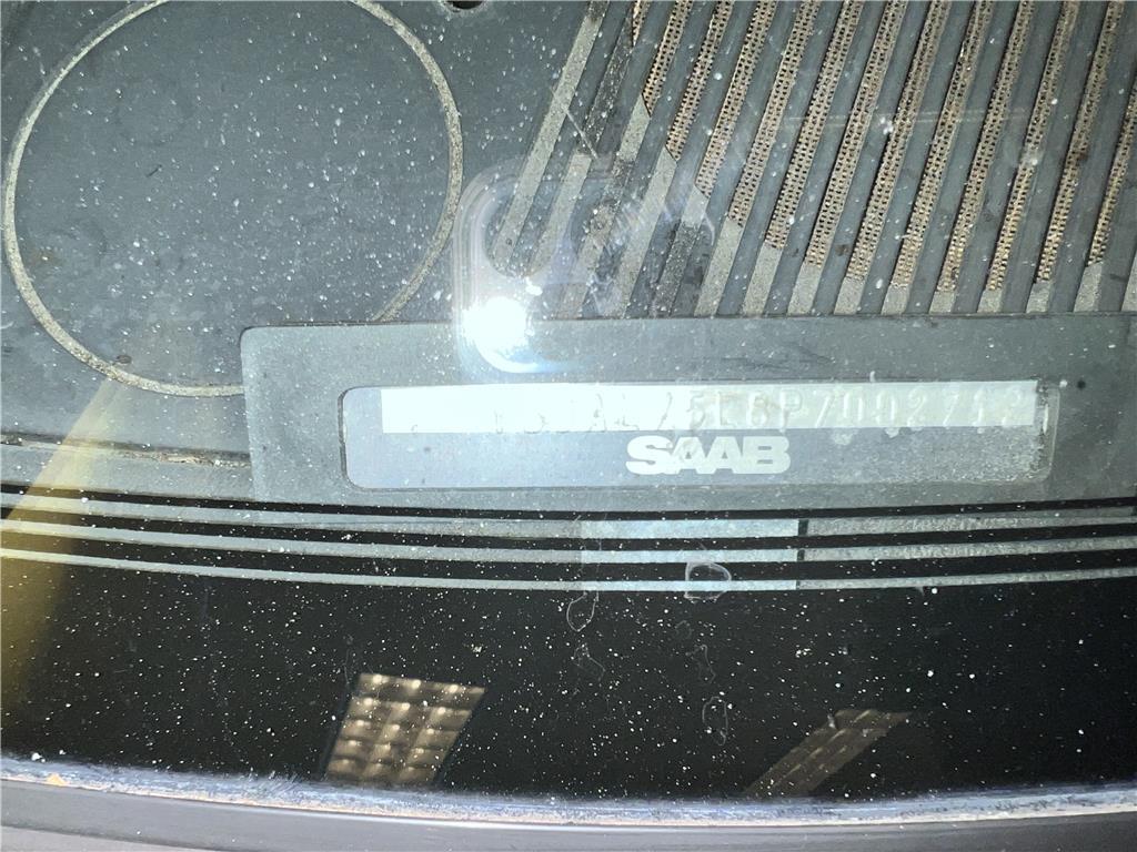 1993 SAAB 900 TURBO CONVERTIBLE, 5-SPD TRANS, SOUTHERN CAR, VIN: YS3AL75L8P7002712, 130,856 MI.