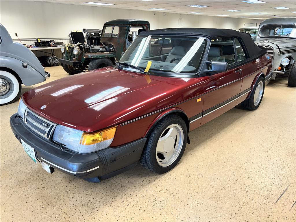 1993 SAAB 900 TURBO CONVERTIBLE, 5-SPD TRANS, SOUTHERN CAR, VIN: YS3AL75L8P7002712, 130,856 MI.