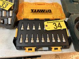 DEWALT 3/8" DRIVE 17-PIECE SOCKET BIT SET