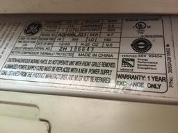 GE AIR CONDITIONER, MODEL AGH06LJG1, 6,000BTU