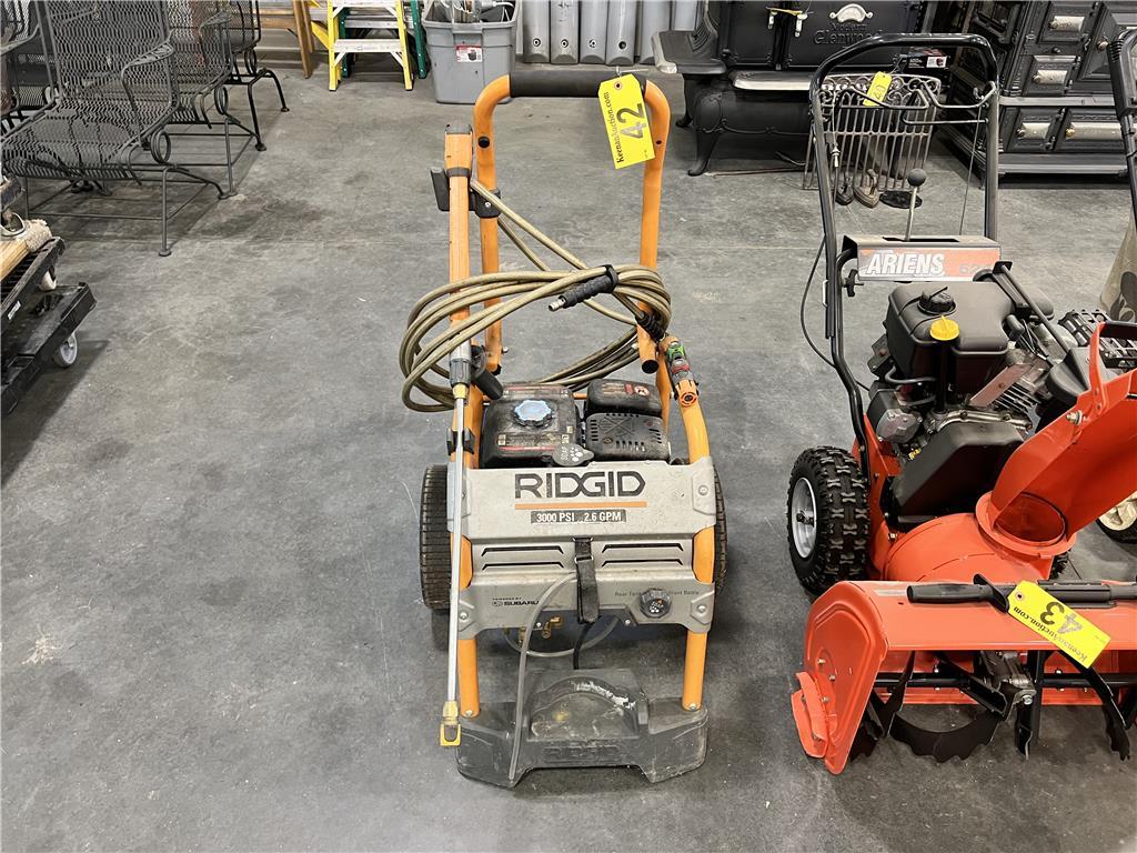 RIDGID 3000 PSI PRESSURE WASHER