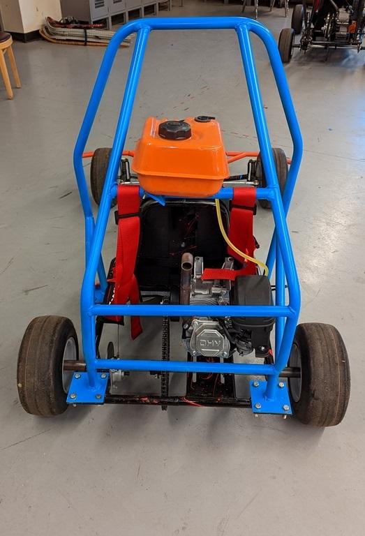 CUSTOM GO-KART, 6.5HP PREDATOR GAS ENGINE, CHAIN & CLUTCH DRIVE, CUSTOM HIGH FLOW EXHAUST