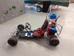 CUSTOM GO-KART, 6.5HP PREDATOR GAS ENGINE, CVT TRANSMISSION, CUSTOM HIGH FLOW EXHAUST