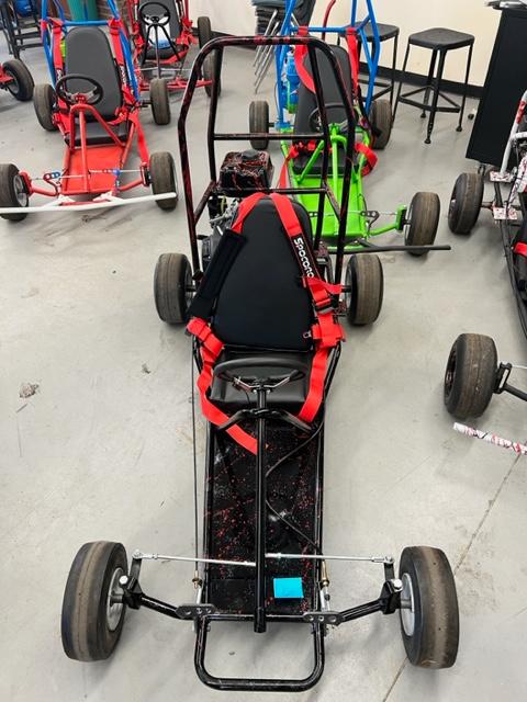 CUSTOM GO-KART, 6.5HP PREDATOR GAS ENGINE, CVT TRANSMISSION, CUSTOM HIGH FLOW EXHAUST