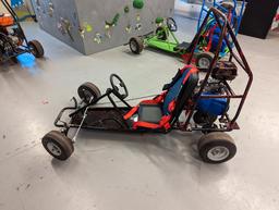 CUSTOM GO-KART, 6.5HP PREDATOR GAS ENGINE, CVT TRANSMISSION, CUSTOM HIGH FLOW EXHAUST