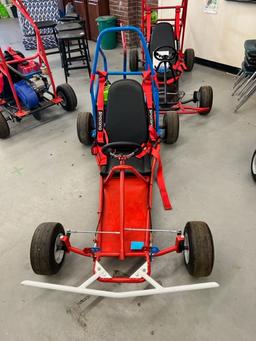 CUSTOM GO-KART, 6.5HP PREDATOR GAS ENGINE, CVT TRANSMISSION, CUSTOM HIGH FLOW EXHAUST