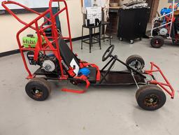 CUSTOM GO-KART, 6.5HP PREDATOR GAS ENGINE, CVT TRANSMISSION, CUSTOM HIGH FLOW EXHAUST