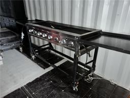 MEMBERS MARK 8-BURNER PORTABLE LP GAS EVENT GRILL, 56" X 24"