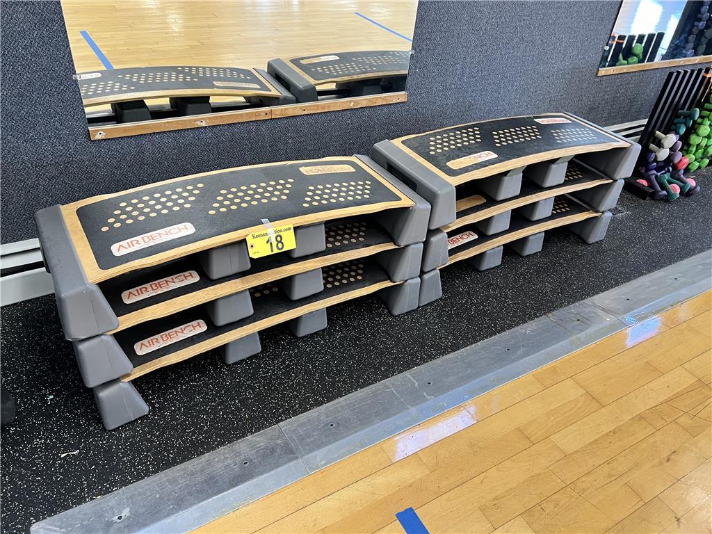 $BID PRICE X 6 - (6) AIR BENCH PRO AEROBIC PLATFORMS