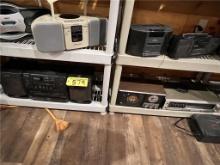 LOT: SONY CFD-540 BOOM BOX & 2-VINTAGE STEREO SYSTEMS